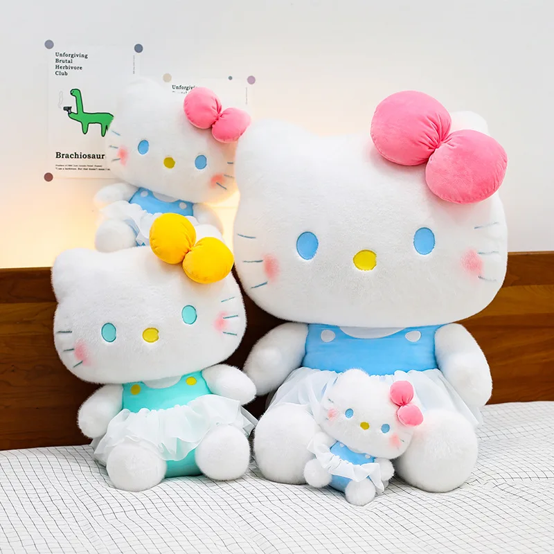 ตุ๊กตาซานริโอ้ เฮลโล คิตตี้ น่ารัก ขนาด 50 ซม. ของเล่นตุ๊กตาผ้าพลัฌ อนิเมะ ซานริโอ้ เคทีแคท ตุ๊กตาสำหรับเด็ก ของขวัญวันเกิด คริสต์มาส น่ารัก นุ่ม ใช้เป็นหมอนได้