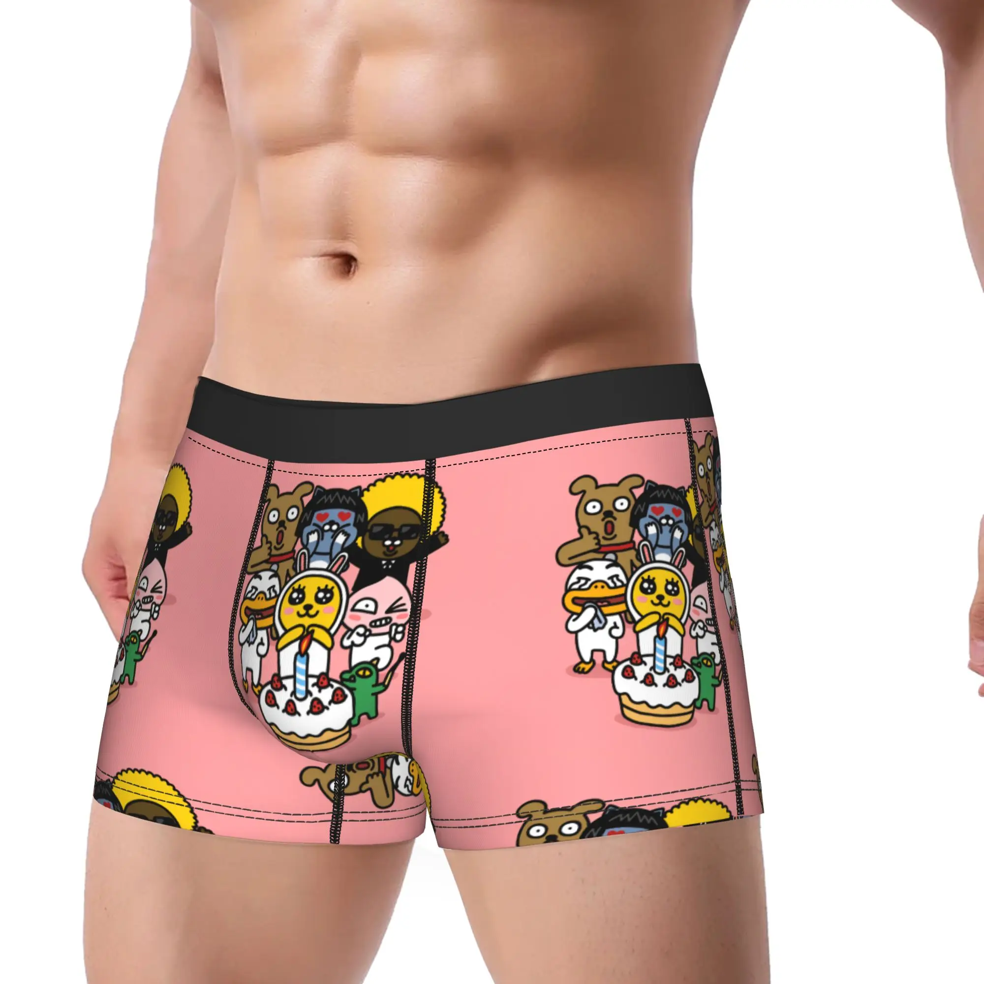 

Нижнее белье K-Kakaos F-Friends, боксеры с принтом, мужские трусы Trenky, удобные трусы-боксеры, подарок на день рождения