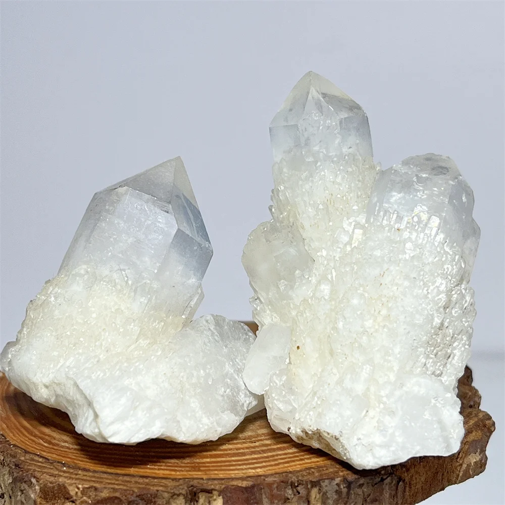 Clear Quartz Specimen Cluster Natural Crystal Stone Druzy Quartz Candle Energy Mineral Meditation Healing Gem Home Decoration