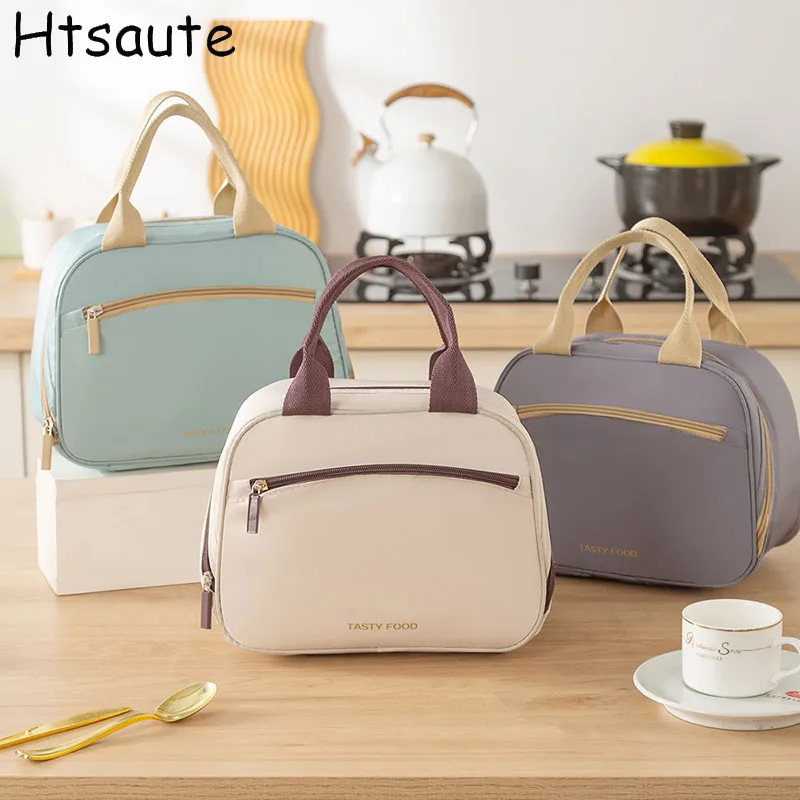 

Lunch Bag Reusable Insulated Thermal Bag Women Men Multifunctional Cooler and Warm Keeping Lunch Box Leakproof Waterproof bolsa