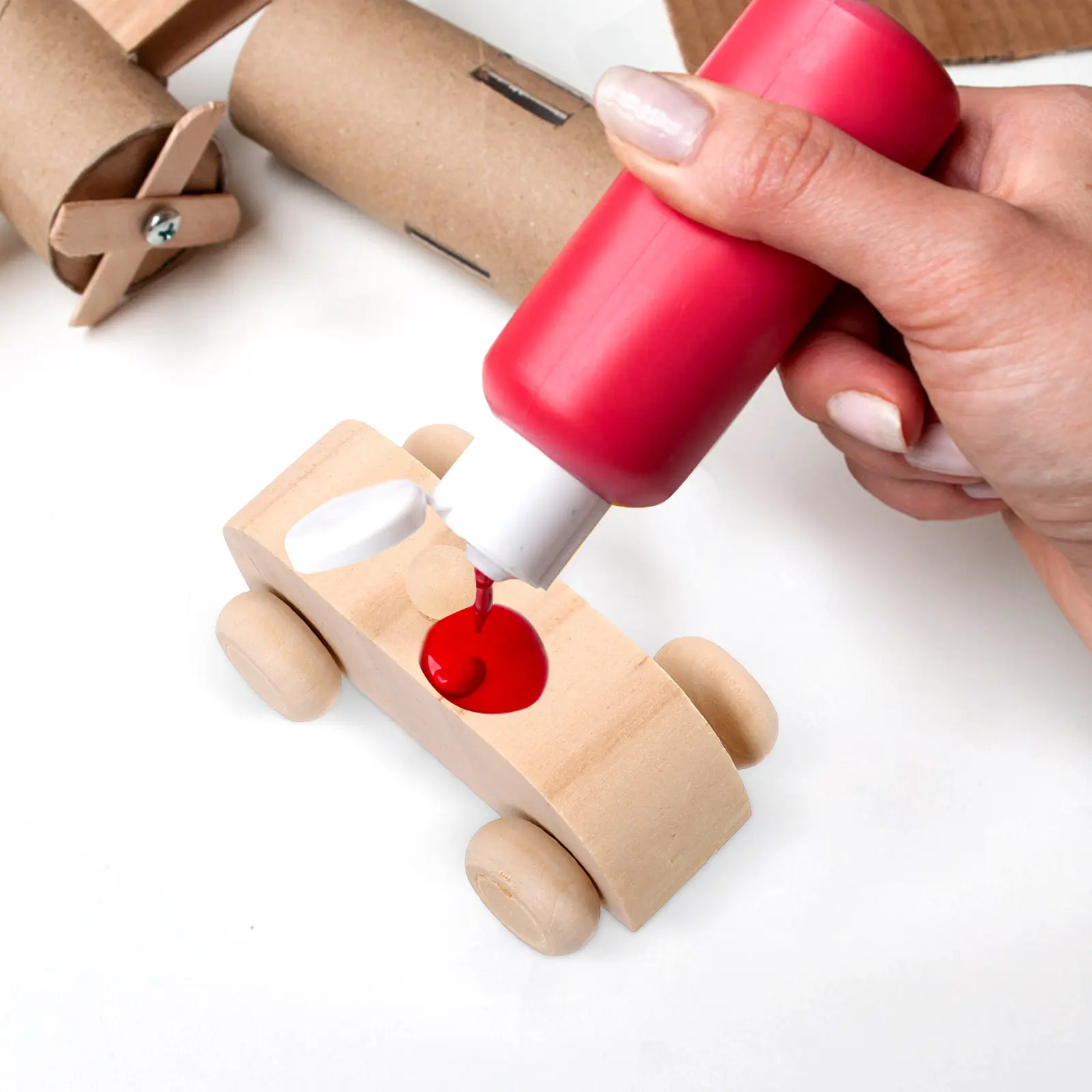 

Набор из 6 заготовок для росписи: деревянные модели автомобилей для творчества и DIY-проектов