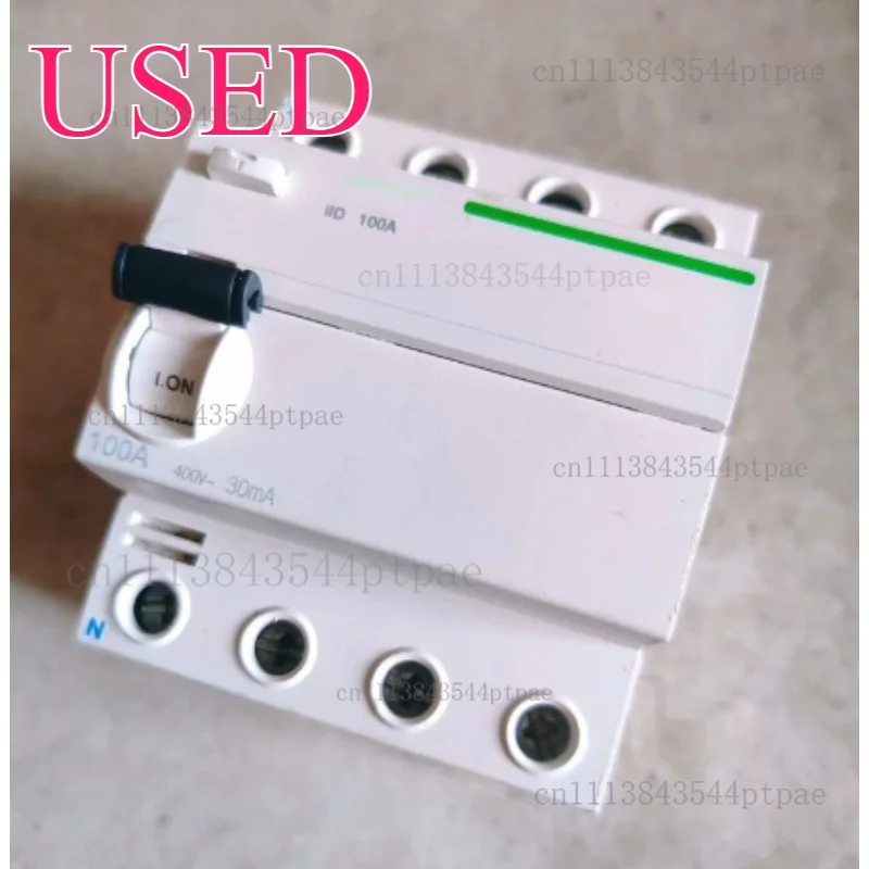One iid 4p leakage protector: 100a 30ma (rated voltage: ac400v, 50/60hz) (actual picture taken)