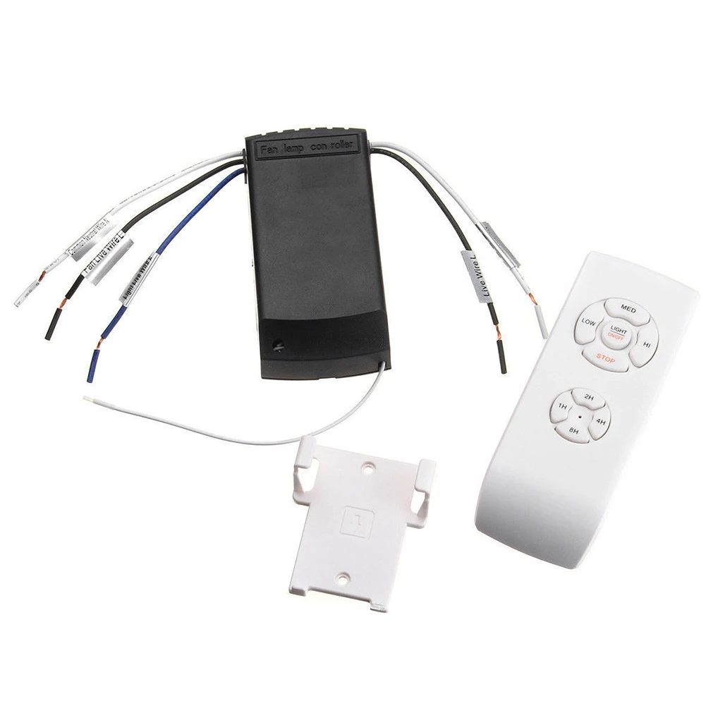 

Universal Wireless Ceiling Fan Lamp Remote Controller Kit & Timing for Ceiling Fan Incandescent LED energy saving lamp