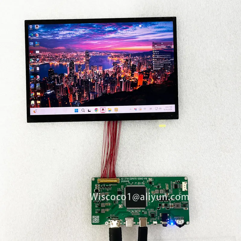 8 Inch 1920x1200 120Hz Touch Screen 10 Point USB-C One Cable Gaming Display For DIY Handheld Embedded Project NS080WUM-LX1