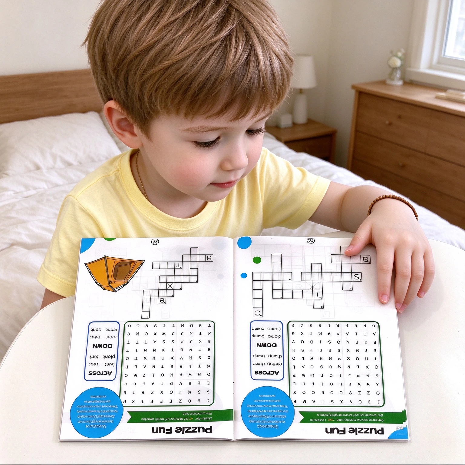 Find Hidden Words Word Search Games Book - Educational Puzzle Activity Book for Kids, 40 Pages Preschool Learning