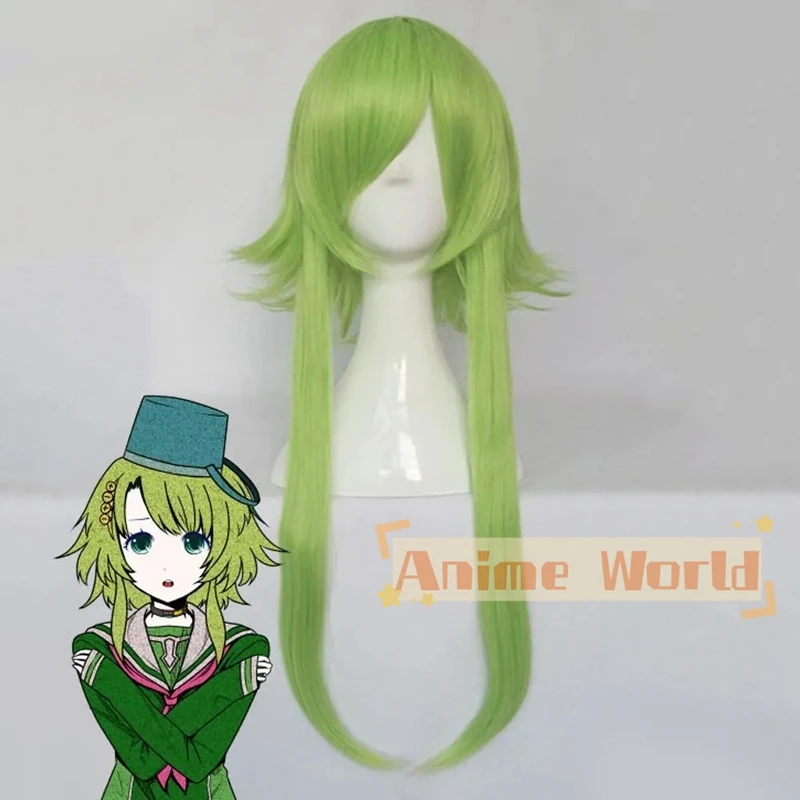 

Your Turn To Die Kanna Kizuchi Green Cosplay Wig Halloween Synthetic Hair Heat