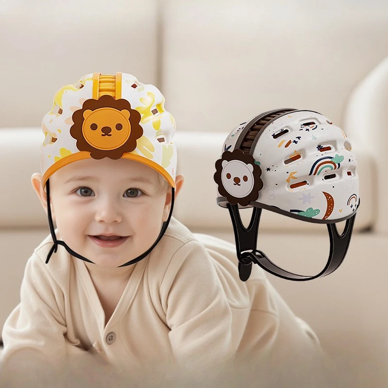 

1-3T Baby Head Protector Safety Hat Cute Cartoon Bear Bunny Baby Prevent Injured Helmet for Crawling Walking Learning Headgear