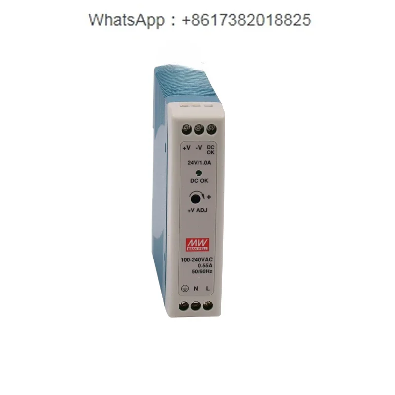 

Режимный источник питания MDR-20-5/12/15/24 на рейке