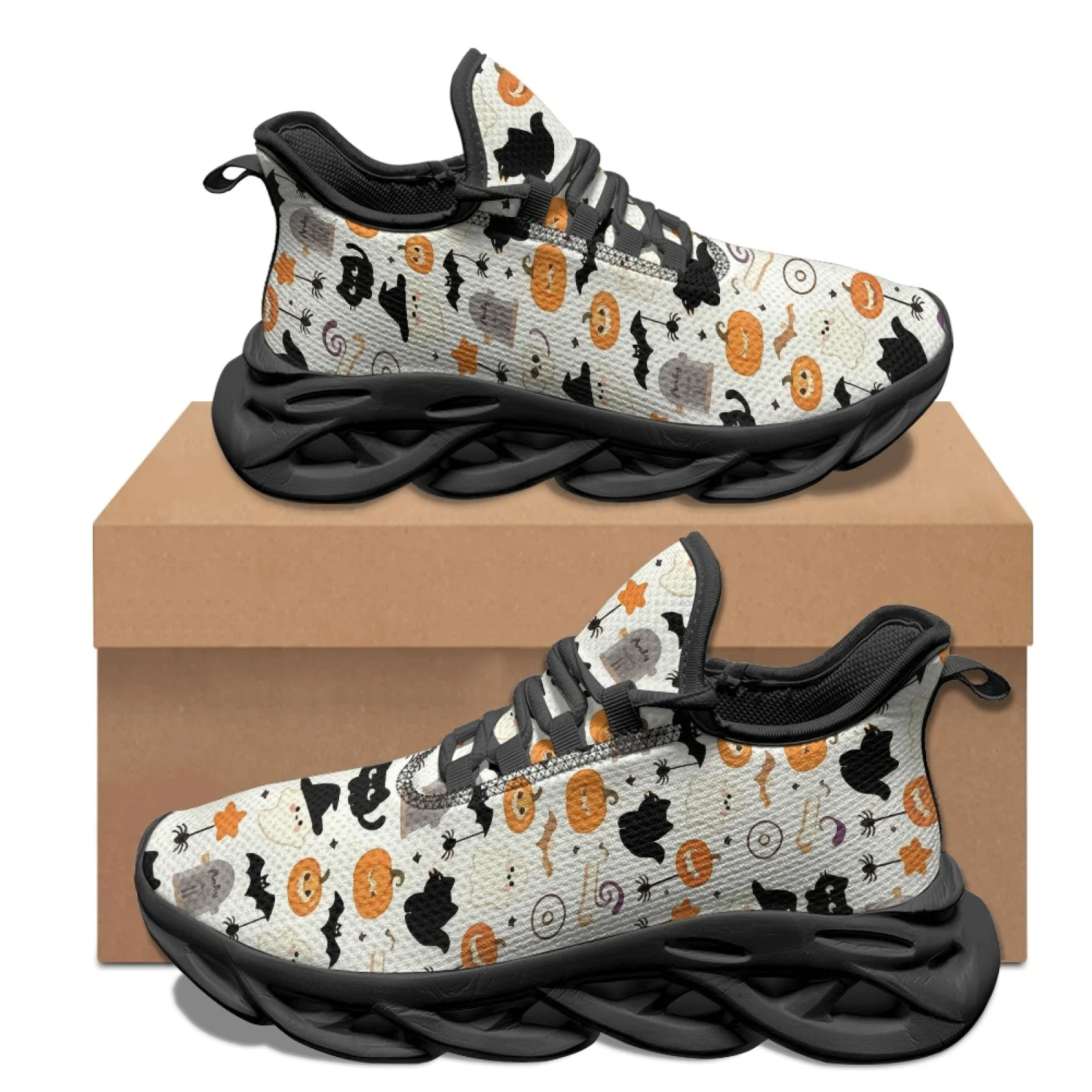 PENSTROLL PENSTROLL Spooky Theme Casual Men's Racing Shoes for Mens Mesh & EVA New Arrival Gym All Season