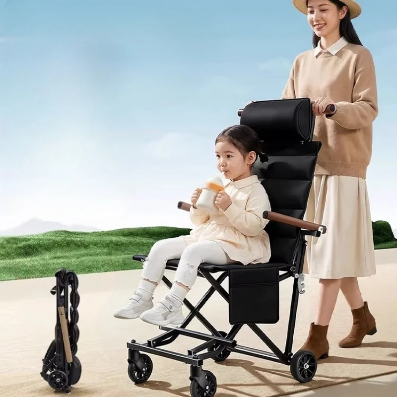 

Multi-functional Fold Camping Chair Children's Strollers Lightweight Outdoor Trolley Portable Transportation Vehicle for Travel