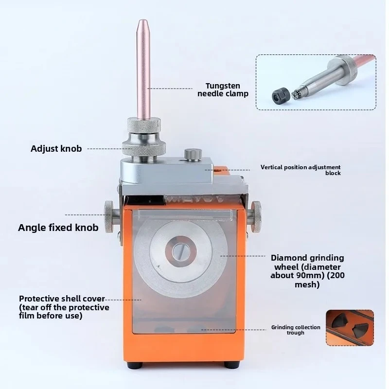 Electric TIG Welding Needle Sharpening Machine Tungsten Electrode Rod Grinder Sharpener Tool