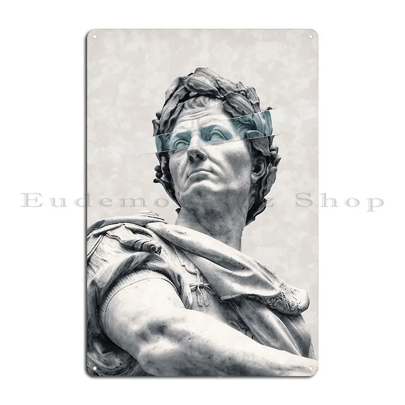 Julius Caesar Underdott Metal Sign Home Garage Bar Garage Designing Tin Sign Poster