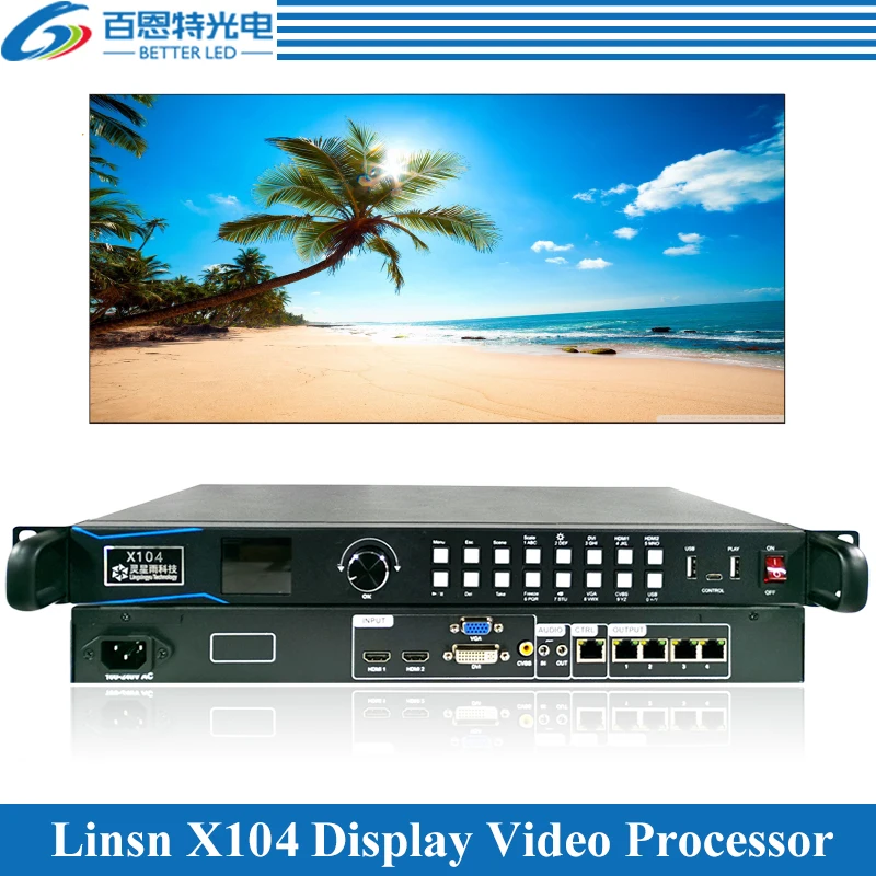 

Linsn X104 LED Display Video processor For Max 2.6 million pixels Full color LED display