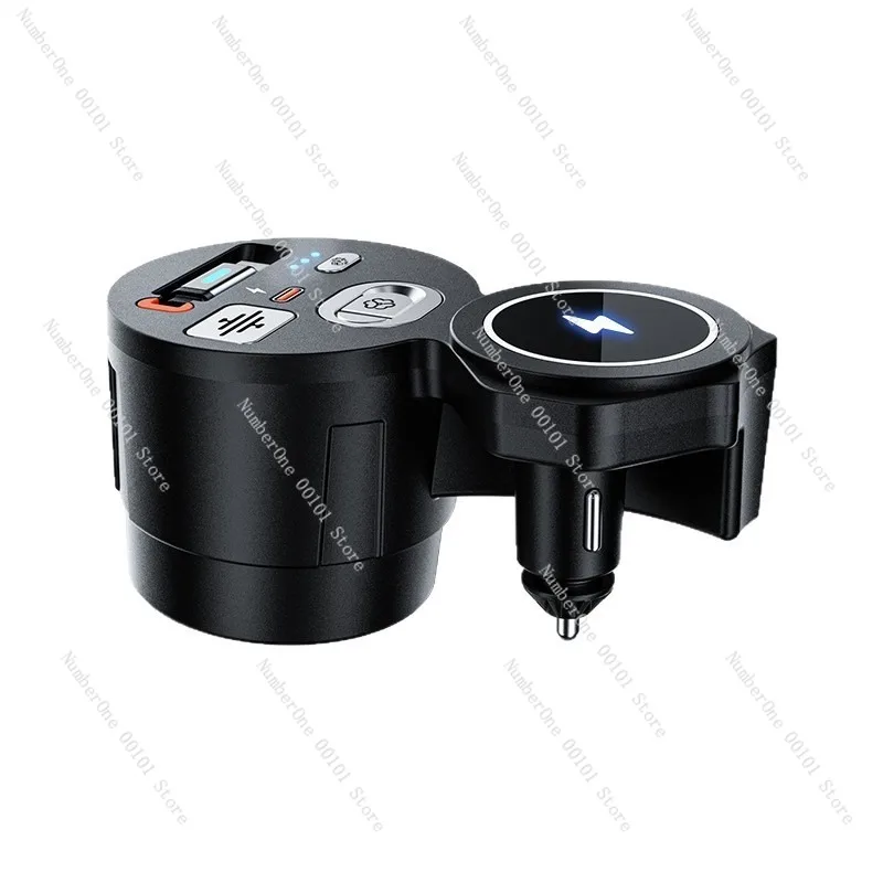 Car Wireless Charging Dock Fast Charging Expansion Holder Center Console Charging Station For Multiple Models Interior
