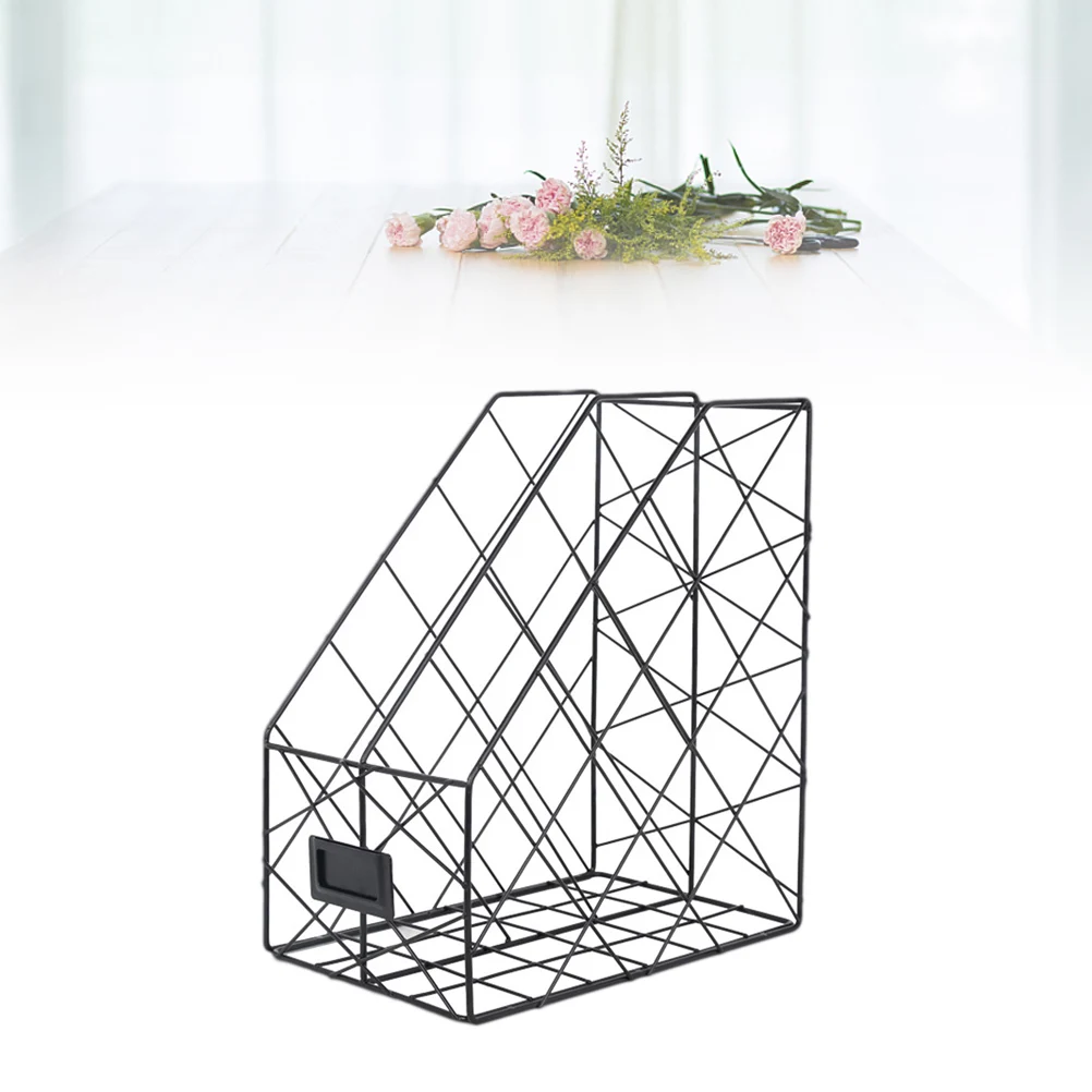 

File Rack Desk Accessories Document Storage Desktop Organizer Letter Holder Book Bookshelves