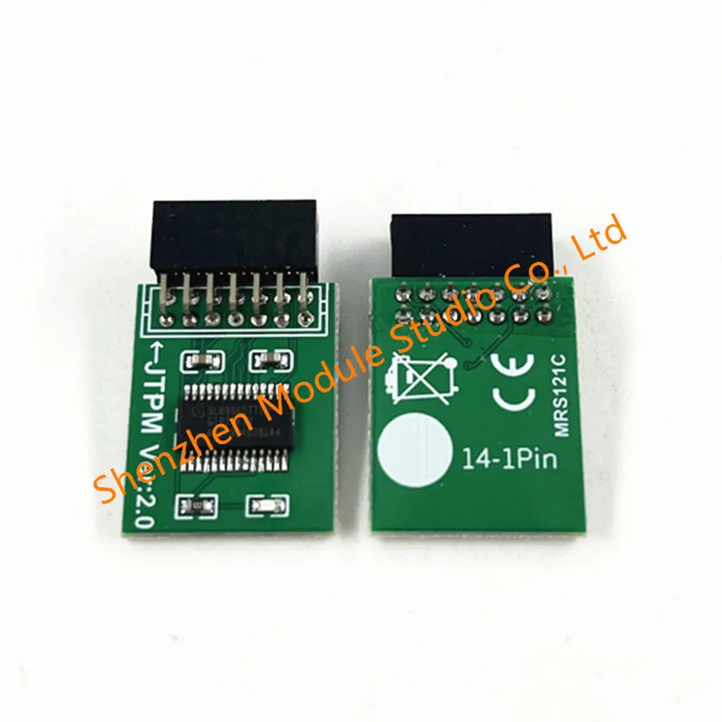 TPM 2.0 Encryption Security Module Remote Card LPC-14PIN Module 14Pin LPC For MSI TPM2.0 LPC 14 Pin Security Module