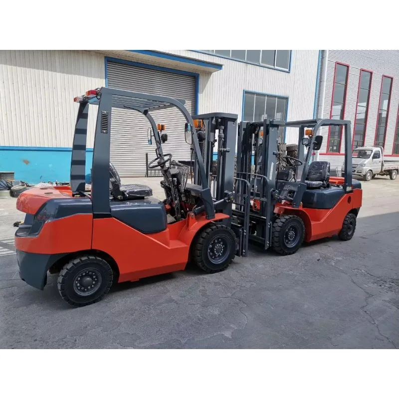 Forklift Truck 3Ton Electric Counterbalance Forklift Pneumatic Tire 3m Lifting Height Factory Cargo Transport Lift Truck