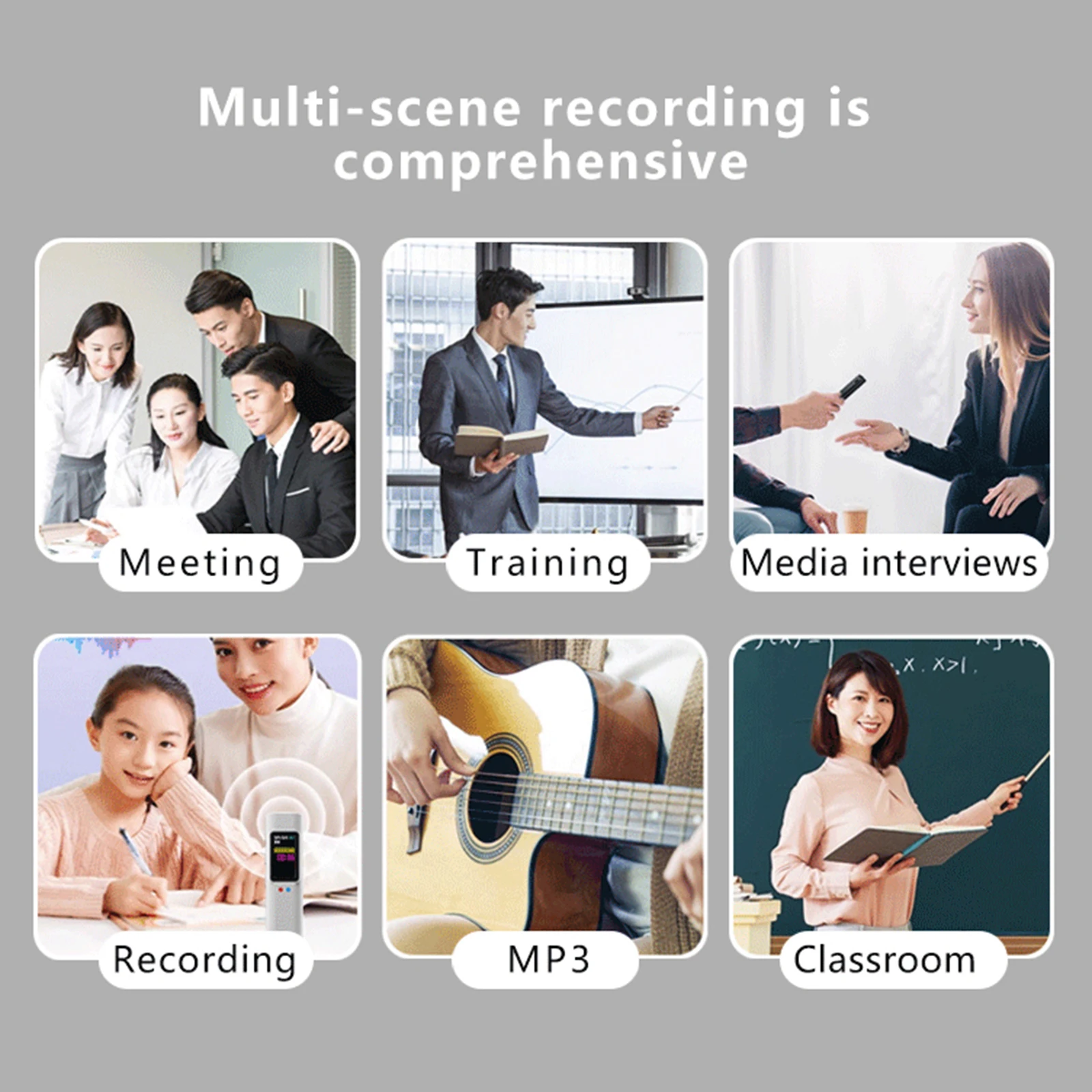 Op het hoofd gemonteerde camera APP-bediening Handsfree vlogcamera Ingebouwde batterij Bodycamera voor vlogvideo-opname