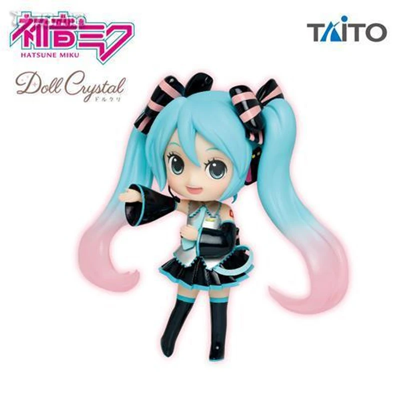 

Женская Оригинальная фигурка TAITO Hatsune Miku, кукла с кристаллами, костюм, куклы Мику, аниме экшн-фигурка, модель, игрушка для девочек, подарок