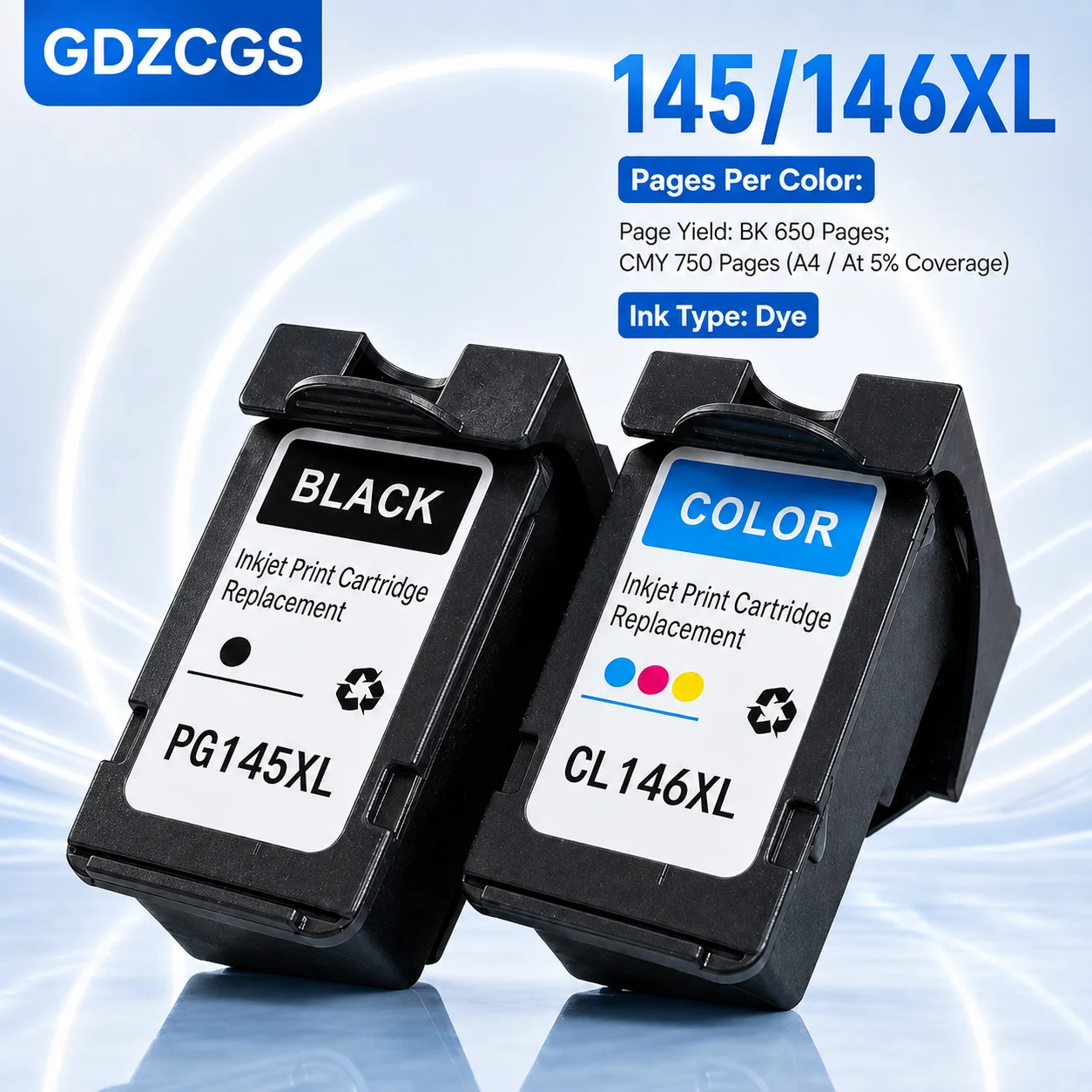 PG145 CL146 145XL 146XL Ink Cartridge PG-145 CL-146 for Canon Pixma IP2810/IP2810S/MG2410/MG2510 MG2910/MG3010/TS3110/MX491