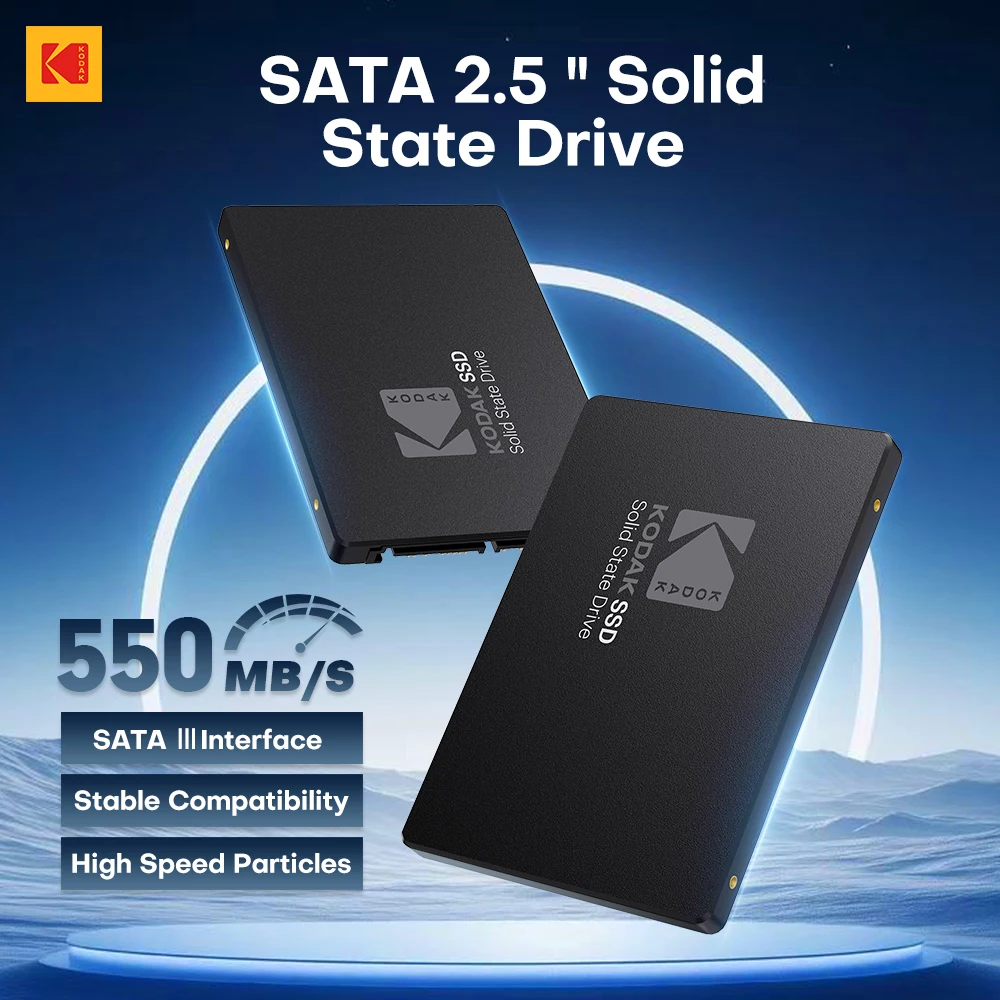

Kodak X120 PRO SSD Drive HDD 2.5 Hard Disk SSD 120GB 1TB 512GB 128GB 256GB HD SATA Disk Internal Hard Drive for Laptop Computer