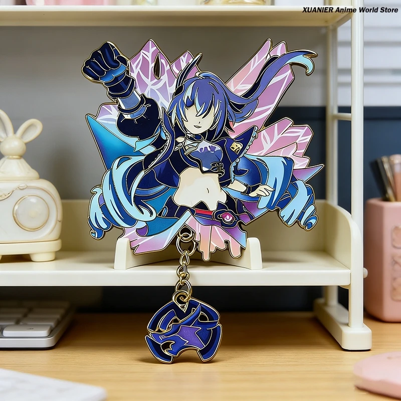 Game Silver Wolf Honkai：Star Rail Metal Game Badge Brooch Pin Collection Pendant Bedge Itabag Clothes Ornament Souvenir view 4
