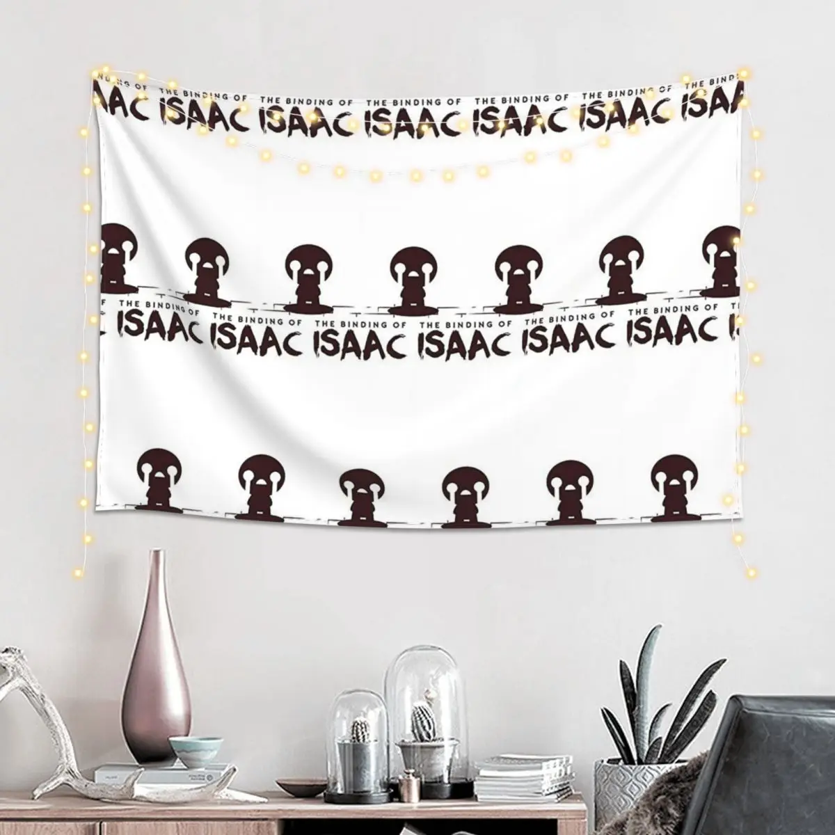 Game The Binding Of Isaac Print Tapestry Hippie Wall Hanging Aesthetic Home Decor Tapestries for Living Room Bedroom Dorm Room
