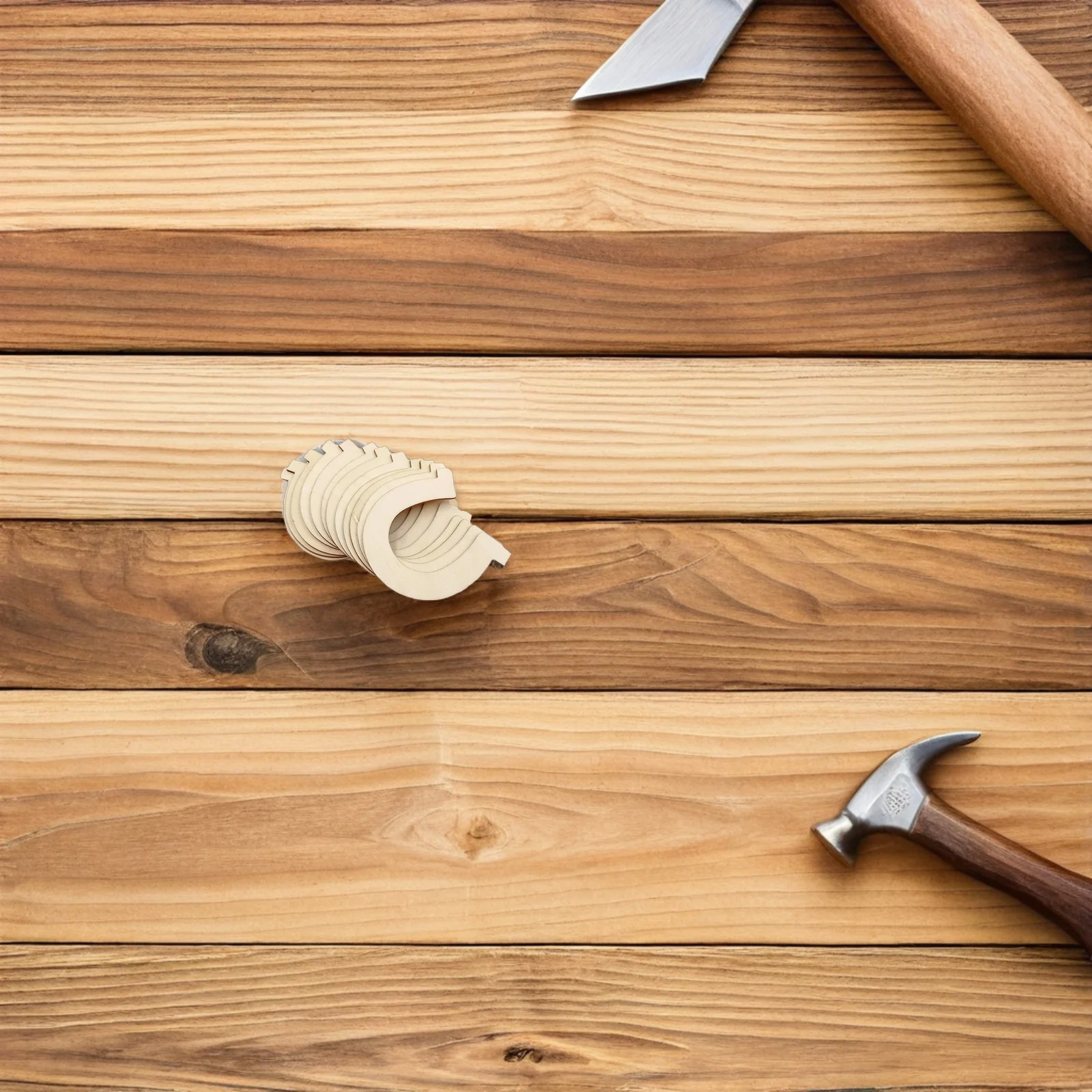 

24pcs Large Unfinished Wood Cutouts Unfinished Horseshoe Cutout For Home Decor Kids Room Ornament Wreath Craft Painting