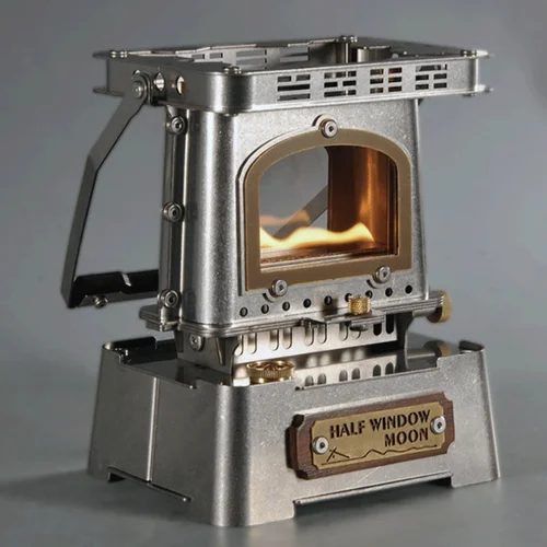 휴대용 캠핑 랜턴 오일 램프 스토브, 레트로 미니 감정 등유 히터 스토브, 화로, 야외 차 피크닉 요리 스토브 