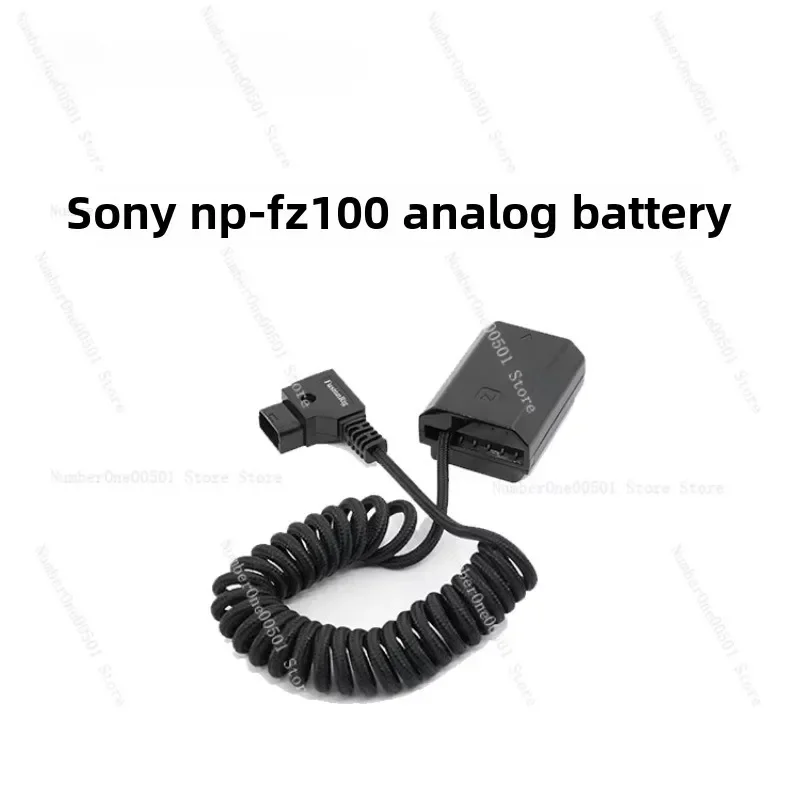 D-Tap to NP-FZ100 braided wire fake battery analog battery suitable for Sony SLR