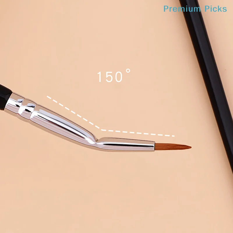 portable1pc Eyeliner Brushes Angled Liner Makeup Brush Pointing for Gel Liquid Powder Synthetic Hair Eyes Cosmetic Tools