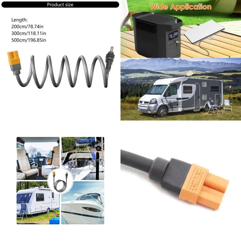 

R9UF Power Cord Male to XT30 Female Power Cable Easy to Installation