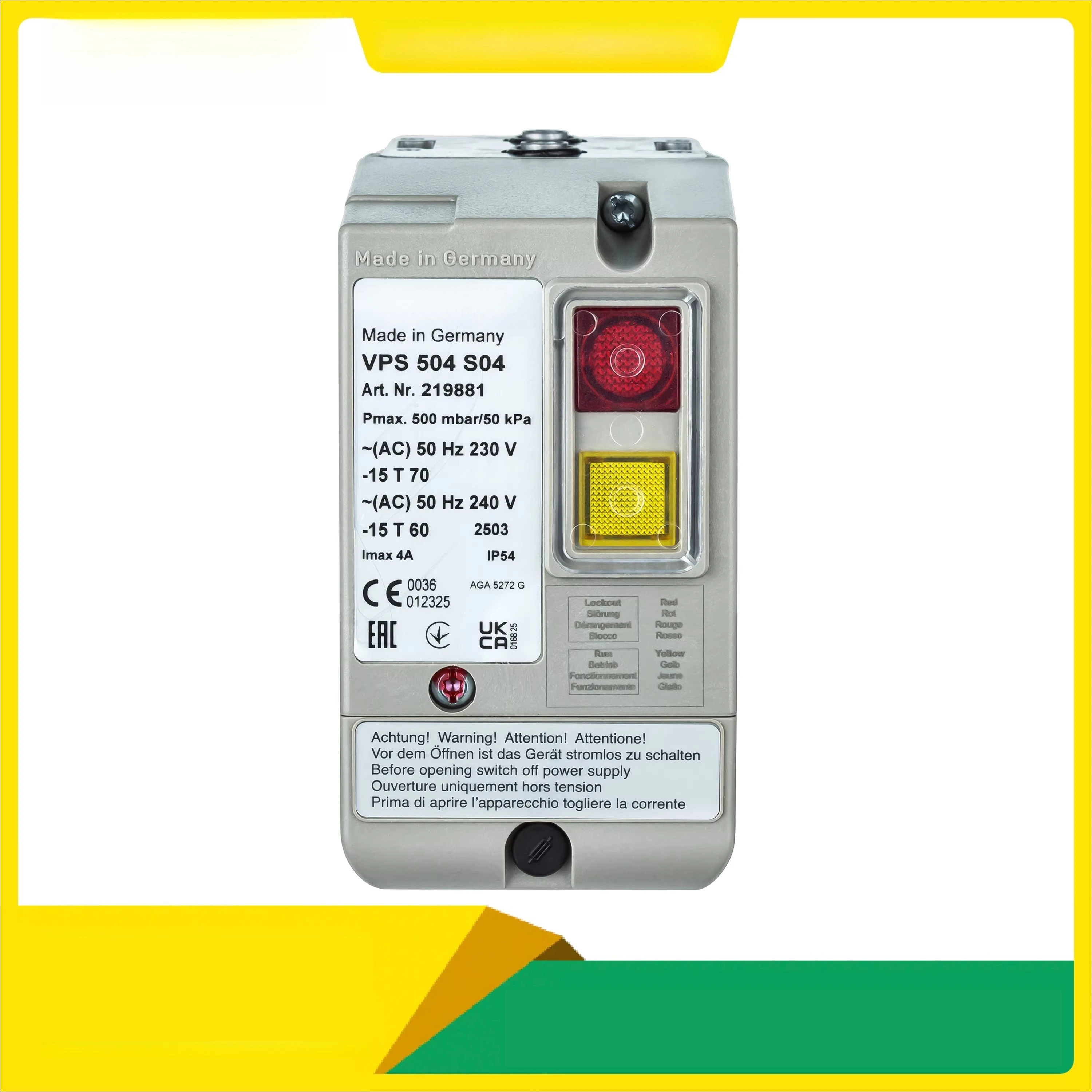 VPS 504 S04 German Dungs Gas Leak Detection Device Gas Leak Detector