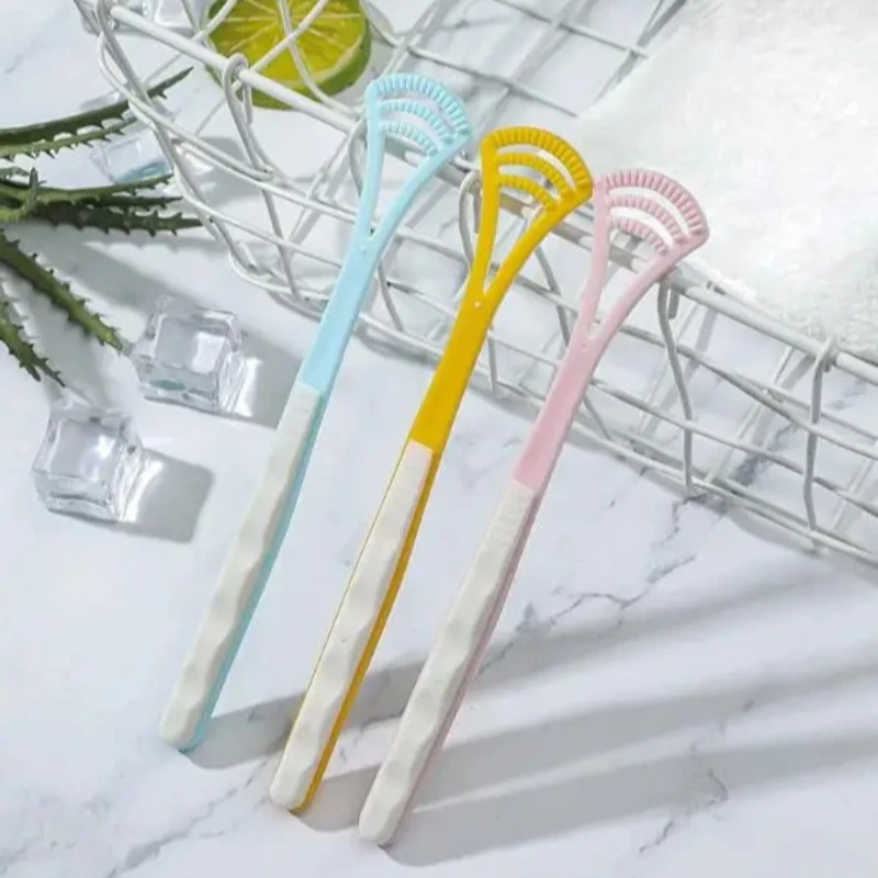 60Pcs Tongue Scrape Adult Tongue Scraper Brush Scraper Oral Care Keep Fresh Breath Tongue Cleaner Scraper Brush