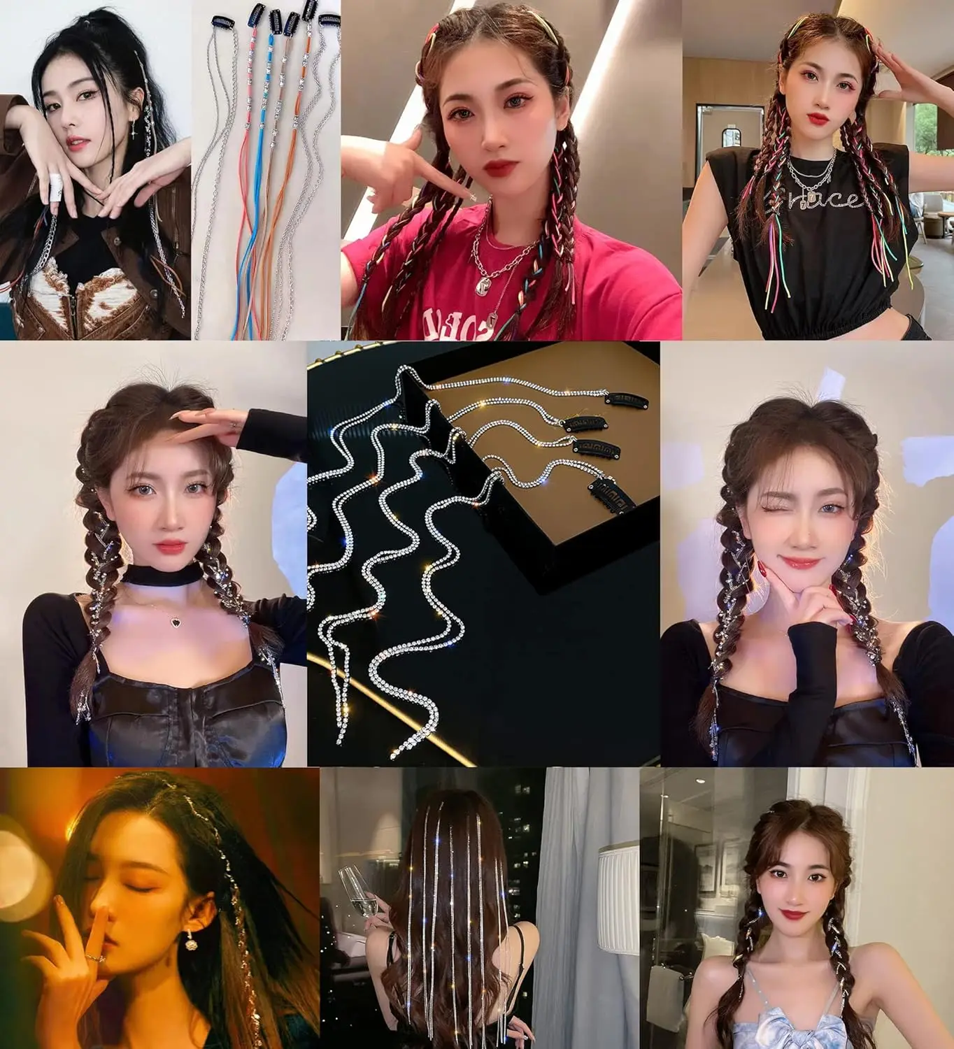 100 قطعة من مشابك الشعر البني الفاتح لتطويل الشعر المستعار، مشابك شعر مستعار صغيرة للنساء يمكنك صنعها بنفسك