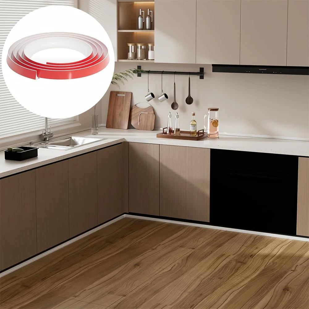 Flexible & Bendable Peel and Stick Quarter Round Molding Trim - Corner Baseboard for Floors, Walls, Bathtub, Ceiling, Backsion