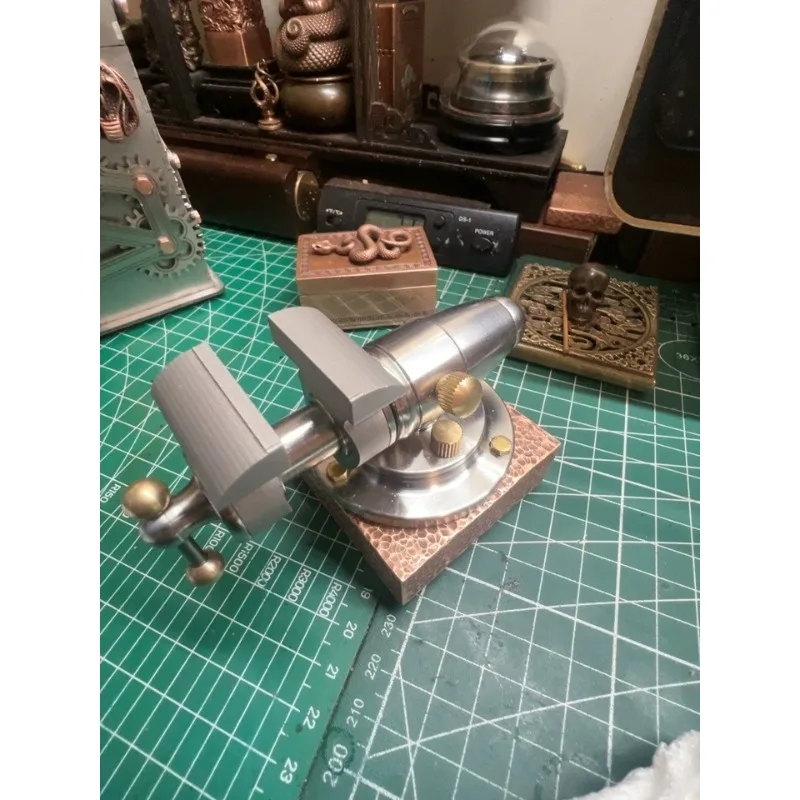 1.2 Inch Adjustable Desktop Bench Pliers, 304 Stainless Steel Clamp with Swivel Base, Watch Repair & DIY Handmade Tool