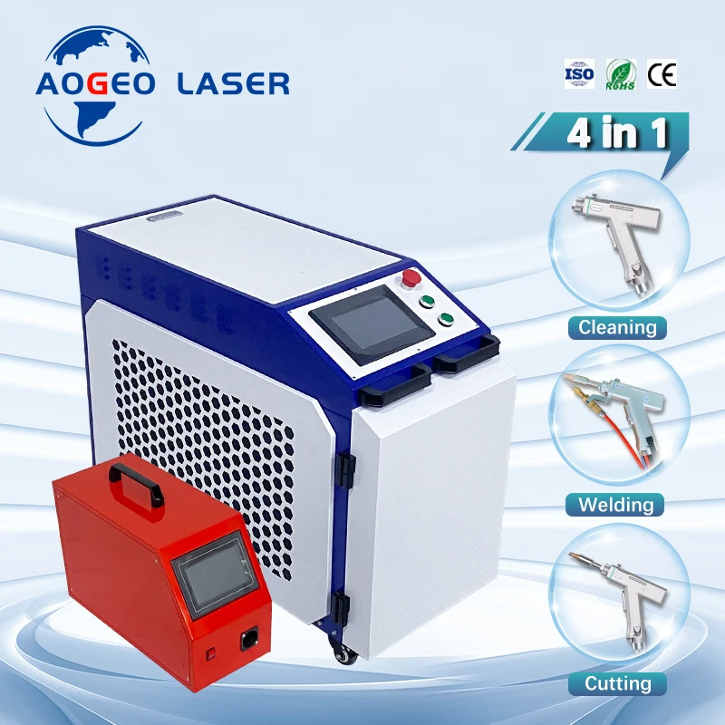 

AOGEO LASER 4 in 1 Model 1500W Handheld Fiber Laser Welding Machine