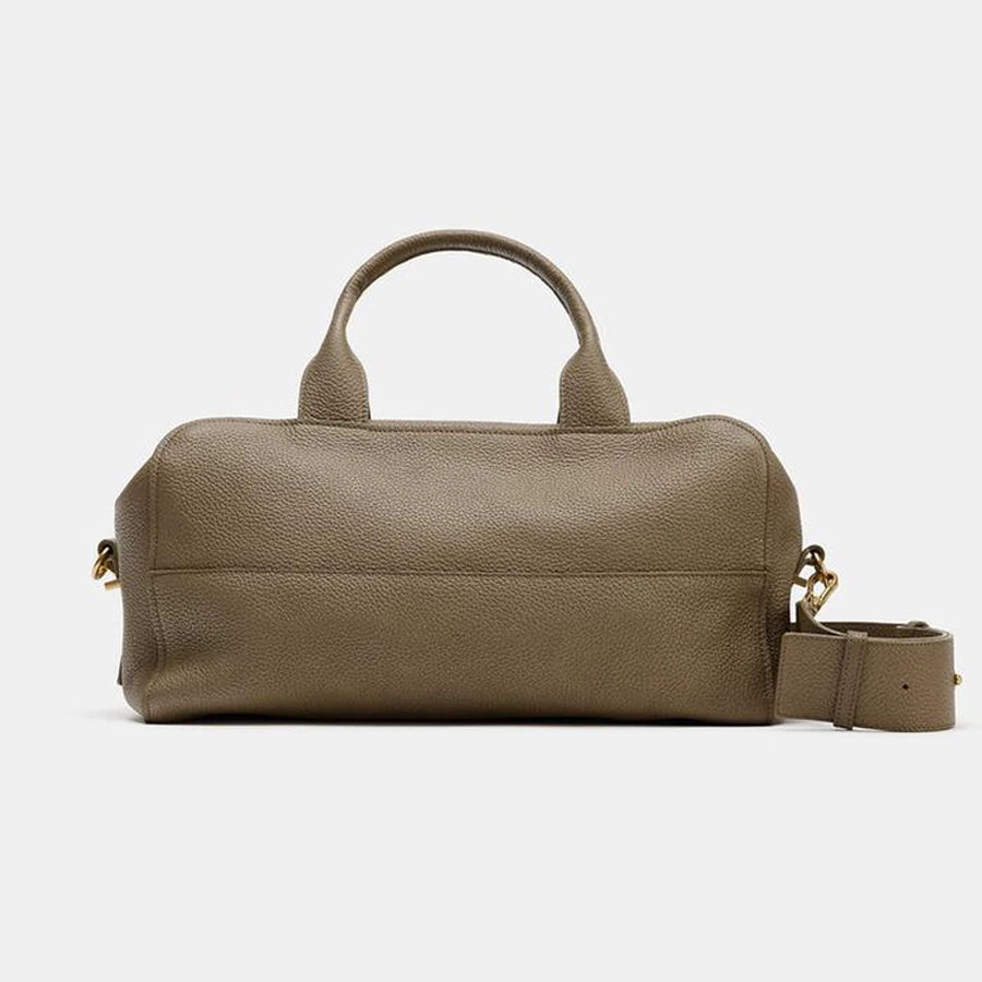 

fashion bowlling bag for women designer lady handbags luxury soft pu leather shoulder crossbody bags trend large boston bag 2025