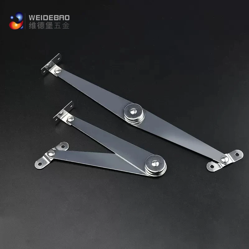 2 sets of stainless steel rotatable folding door hinges, kitchen cabinet positioning rods, lifting flip cover support, furniture