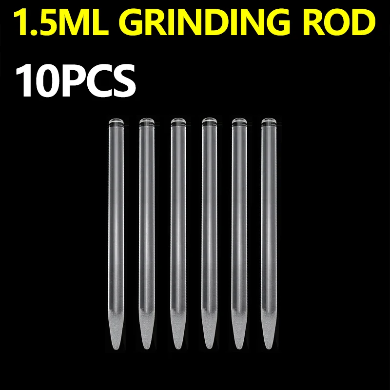 

1.5ml glass grinding rod, 7.8mm*130mm centrifuge tube grinding pestle, pointed test consumables, 10 packs