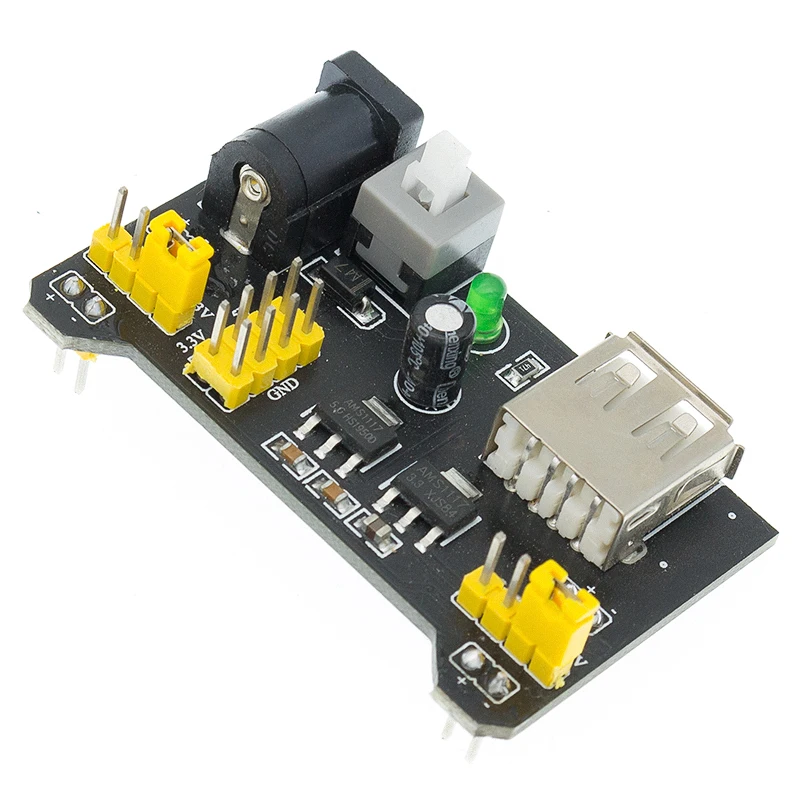 1PCS Breadboard Power Supply Module 3.3V 5V MB-102 Solderless Bread Board DIY 2012 New Dedicated Power Module