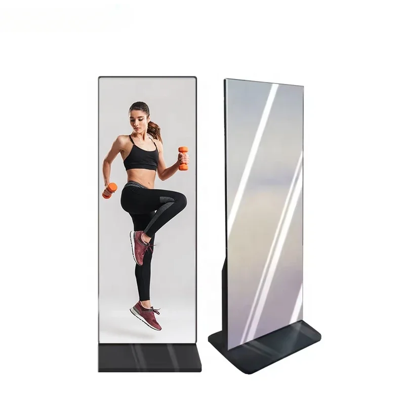 

Popular selling 32 inch mirror vertical kiosk display kiosk touch screen display advertising for gymnasium