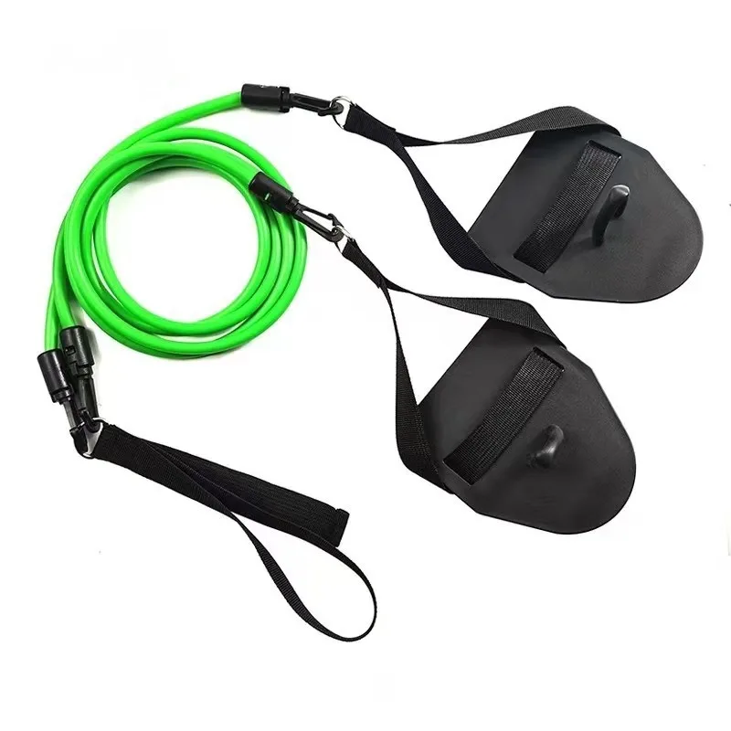 مدرب السباحة الاحترافي، حبل المقاومة للأطفال والكبار، مقوي ذراع الشاطئ، مجداف اليد، قطار محاكاة السباحة المجاني