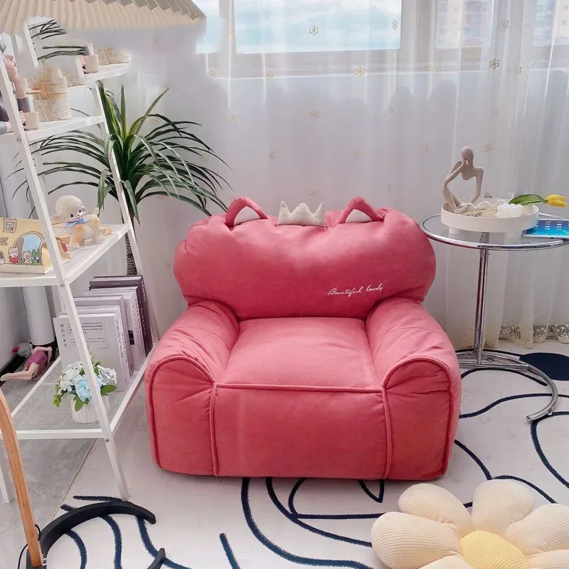 Bedroom Puffs Bean Bag Sofa Auvents Lazy Single Small Comfortable Gaming Bean Bag Sofa Balcony Pouf Chambre Home Furniture HDH