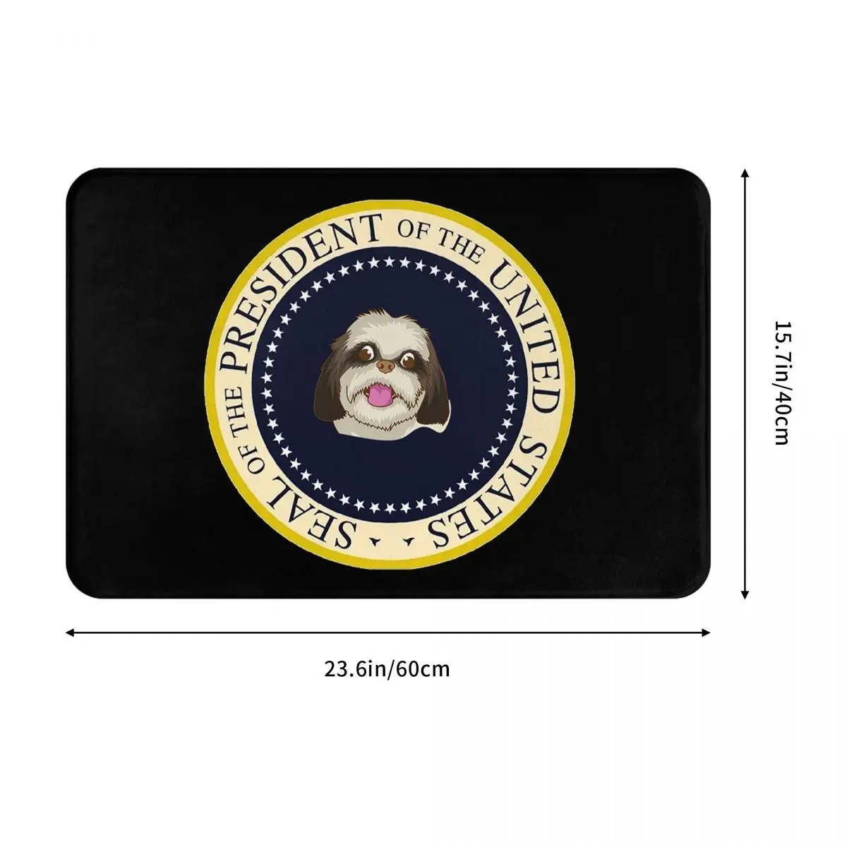 Dog Lover Shih Tzu Crest Doormat Washable Carpet Rug Kitchen Entrance Home Floor Mat for Balcony Footpad Mats