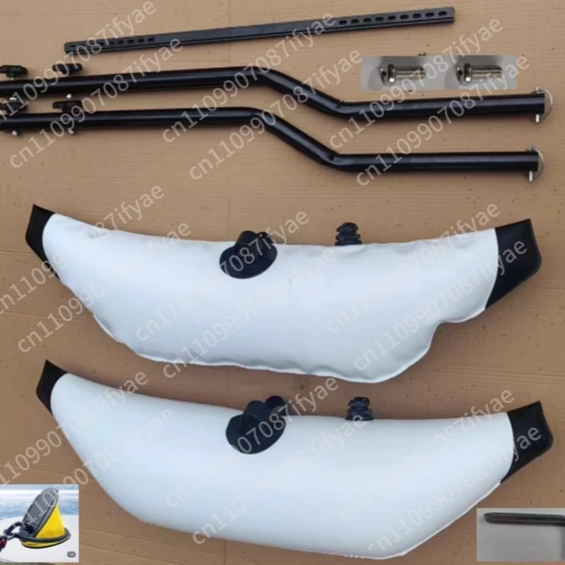 Rod Kayak Boat Fishing Standing Float Stabilizer System Kit Kayak PVC Inflatable Outrigger Float with Sidekick Arms
