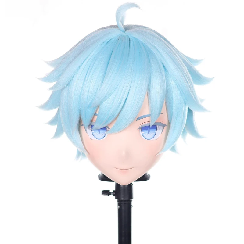 

Full headband lockHandmade Customize Doll Cartoon Character Kig Cosplay Kigurumi Mask Resin Japanese Anime Kigurumi Masks