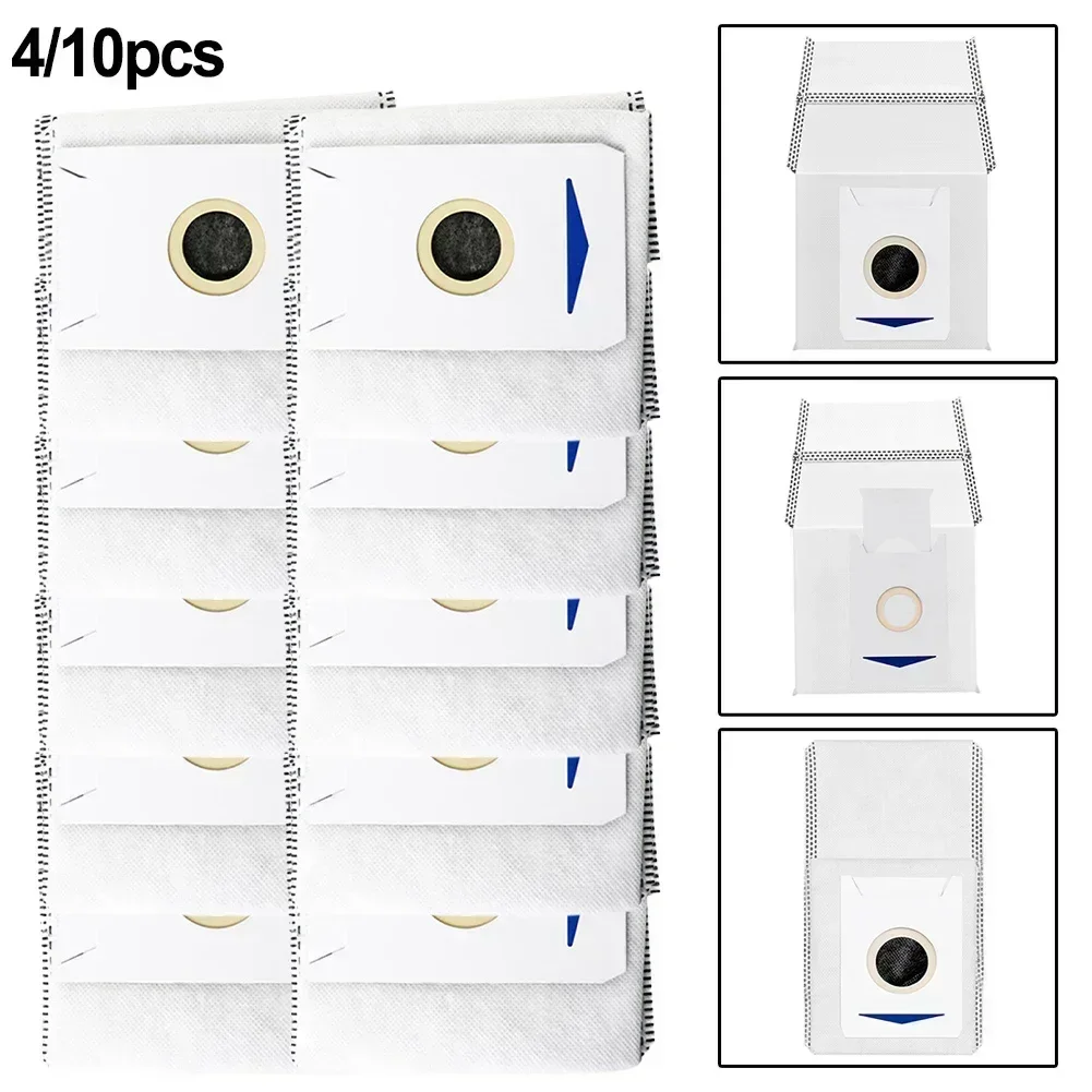 Nueva bolsa de polvo 4/10 Uds para Deebot T30 PRO T30 / DDX14 T30 Max y desechos que contiene accesorios esenciales para el polvo