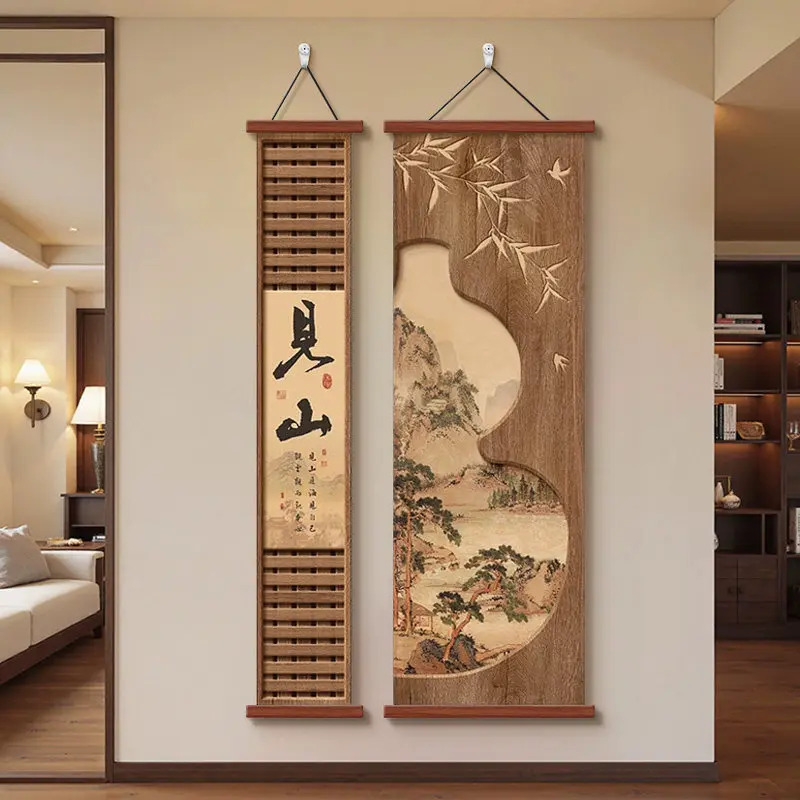 Aesthetic Vertical Bird Diptych, 
